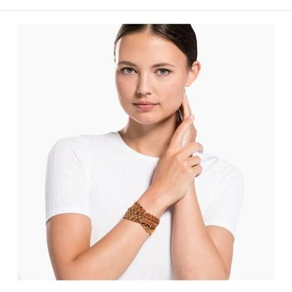 SWAROVSKI POWER COLLECTION CAMEL BRACELET, MULTICOLORED - Picture 3 of 5
